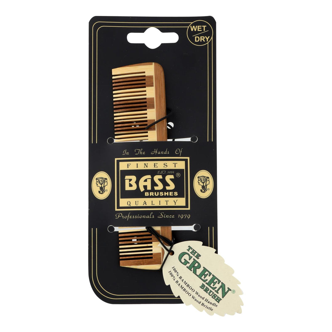 Bass Brushes Wet And Dry Comb - 1 Each - Ct - Maras Green